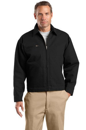 CornerStone Tall Duck Cloth Work Jacket. TLJ763 Black
