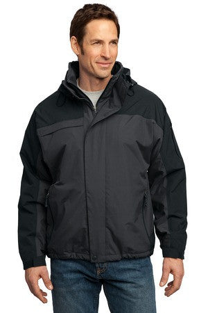 Port Authority Nootka Jacket.  J792 Graphite/black