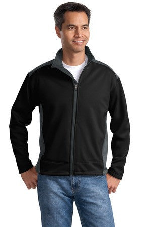 Port Authority Two-Tone Soft Shell Jacket.  J794 Black/graphite