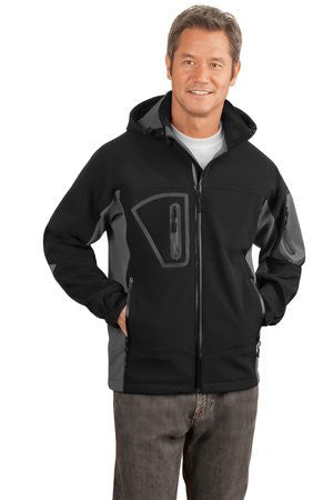 Port Authority Waterproof Soft Shell Jacket.  J798 Black/graphite