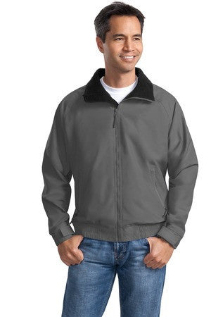 Port Authority Competitor Jacket. JP54 Deep smoke/black