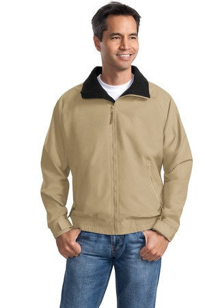 Port Authority Competitor Jacket. JP54 Sand dune/black