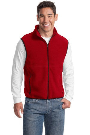 Port Authority R-Tek Fleece Vest. JP79 Red