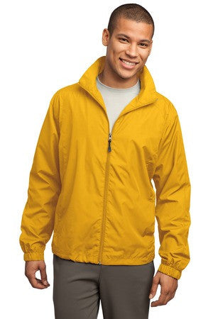 Sport-Tek Full-Zip Wind Jacket. JST70 Gold