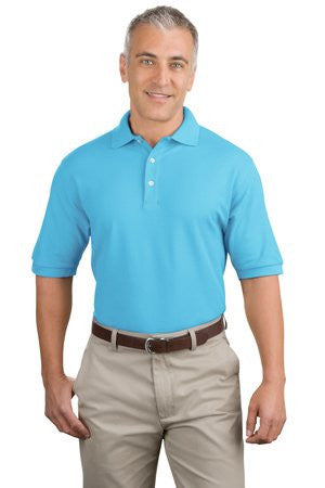 Port Authority 100% Pima Cotton Polo.  K448 Blue surf