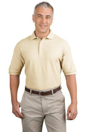 Port Authority 100% Pima Cotton Polo.  K448 Ivory