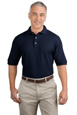 Port Authority 100% Pima Cotton Polo.  K448 Navy