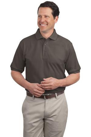 Port Authority Tall Silk Touch Polo.  TLK500 Bark