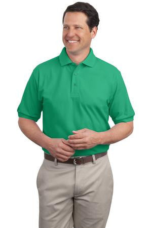 Port Authority Extended Size Silk Touch Polo.   K500ES Court green