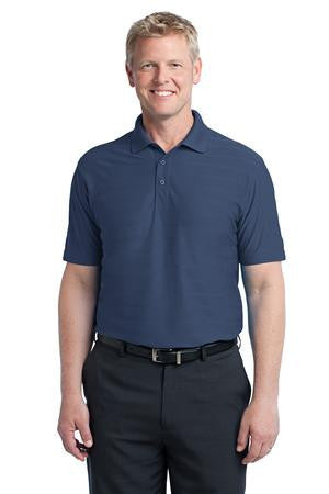 Port Authority Horizontal Texture Polo. K514 Regatta blue