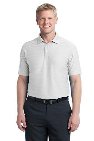 Port Authority Horizontal Texture Polo. K514 White