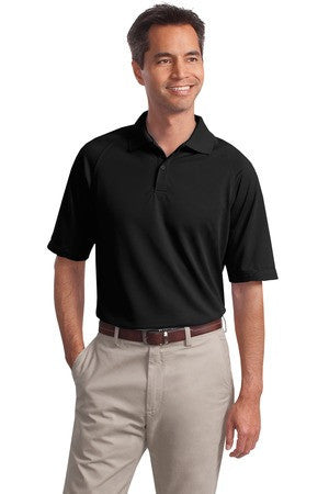 Port Authority Tall Dry Zone Ottoman Polo. TLK525 Black