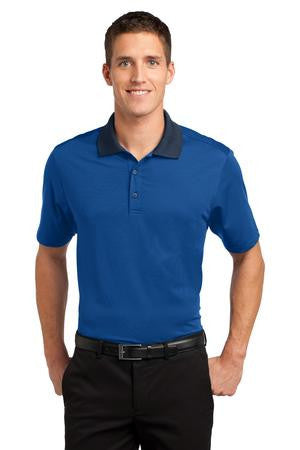 Port Authority Fine Stripe Performance Polo. K558 Seaport Blue/ Dress Blue Navy