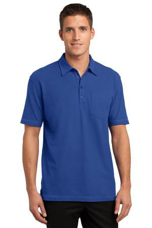 Port Authority Modern Stain-Resistant Pocket Polo. K559 Royal