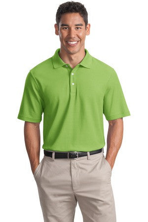 Port Authority EZCotton Pique Polo. K800 Green oasis