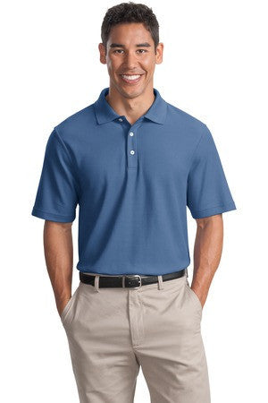 Port Authority EZCotton Pique Polo. K800 Moonlight blue