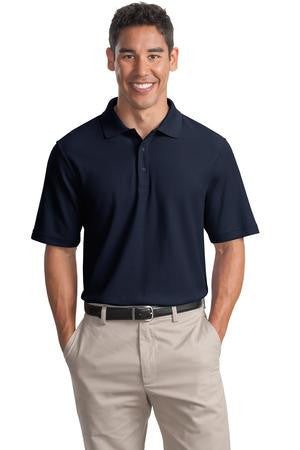 Port Authority Tall EZCotton Pique Polo. TLK800 Navy