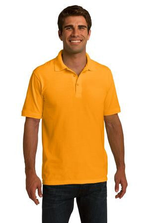 Port & Company Ring Spun Pique Polo. KP150 Gold