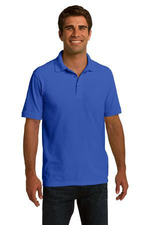 Port & Company Ring Spun Pique Polo. KP150 Royal