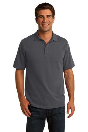 Port & Company 50/50 Pique Polo. KP155 Charcoal