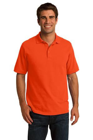 Port & Company 50/50 Pique Polo. KP155 Orange