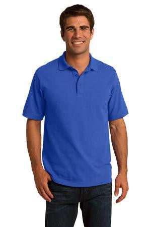 Port & Company 50/50 Pique Polo. KP155 Royal