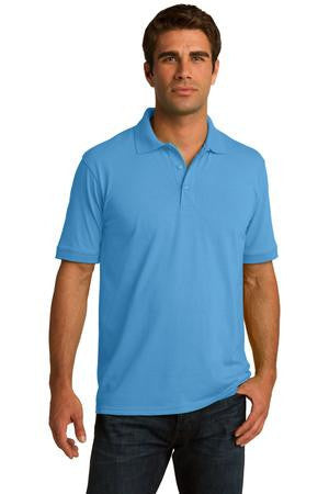 Port & Company Tall 5.5-Ounce Jersey Knit Polo. KP55T Aquatic blue