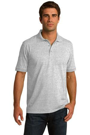 Port & Company 5.5-Ounce Jersey Knit Polo. KP55 Ash