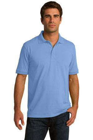 Port & Company Tall 5.5-Ounce Jersey Knit Polo. KP55T Aquatic blue