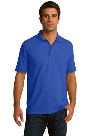 Port & Company 5.5-Ounce Jersey Knit Polo. KP55 Royal