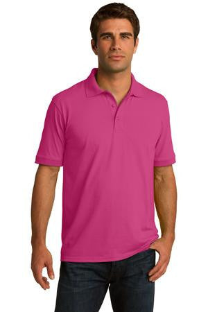 Port & Company Tall 5.5-Ounce Jersey Knit Polo. KP55T Aquatic blue