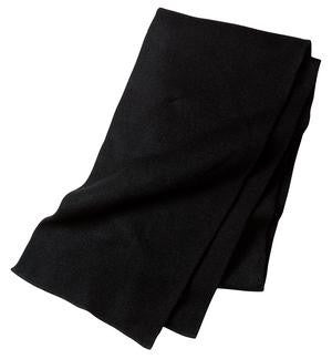 Port & Company - Knitted Scarf.  KS01 Black