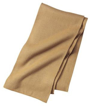 Port & Company - Knitted Scarf.  KS01 Camel