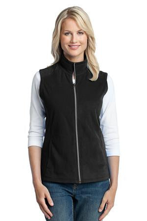Port Authority Ladies Microfleece Vest. L226 Black