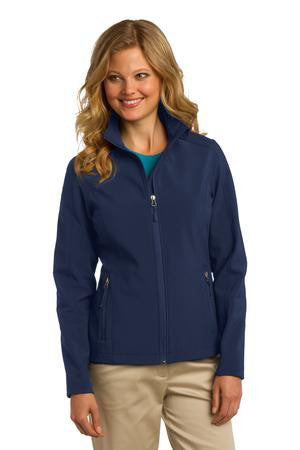Port Authority Ladies Core Soft Shell Jacket. L317 Dress Blue Navy