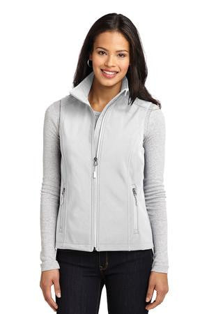 Port Authority Ladies Core Soft Shell Vest. L325 Marshmallow