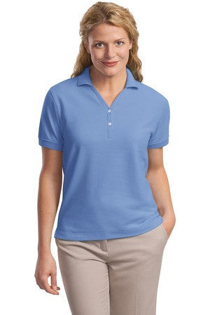 Port Authority Ladies 100% Pima Cotton Polo.  L448 Blueberry
