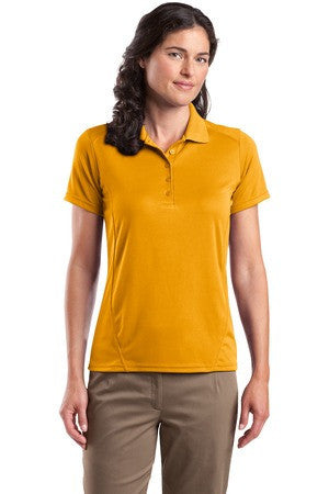 Sport-Tek Ladies Dry Zone Raglan Accent Polo. L475 Gold