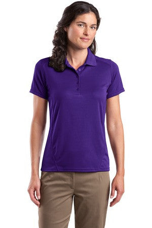 Sport-Tek Ladies Dry Zone Raglan Accent Polo. L475 Purple