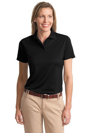 Port Authority® Ladies Poly-Bamboo Charcoal Blend Pique Polo. L497 Black