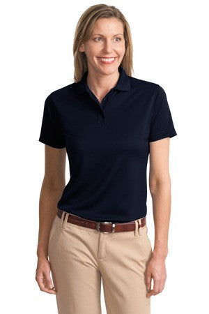 Port Authority® Ladies Poly-Bamboo Charcoal Blend Pique Polo. L497 Navy