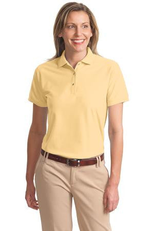 Port Authority Ladies Silk Touch Polo.  L500 Banana