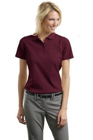 Port Authority Ladies Stain-Resistant Polo. L510 Burgundy