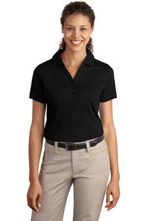 Port Authority Ladies Silk Touch Interlock Polo. L520 Black