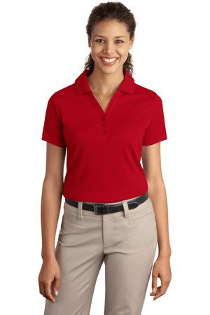 Port Authority Ladies Silk Touch Interlock Polo. L520 Red