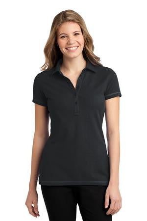 Port Authority Ladies Modern Stain-Resistant Polo. L559 Black