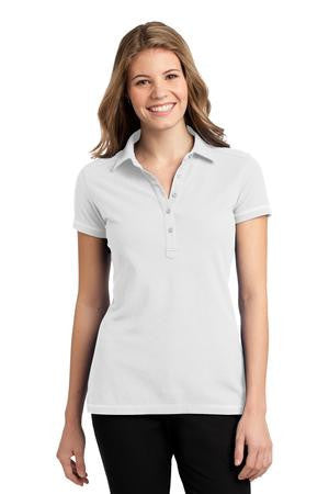 Port Authority Ladies Modern Stain-Resistant Polo. L559 White
