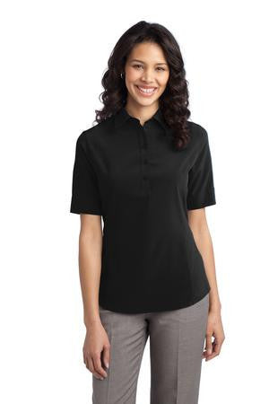 Port Authority Ladies Ultra Stretch Polo. L650 Black