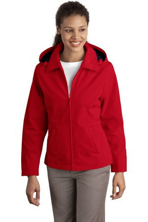Port Authority Ladies Legacy  Jacket.  L764 Red/dark navy