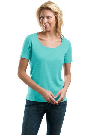 Port Authority Ladies Concept Scoop Tee. LM1003 Dusty aqua